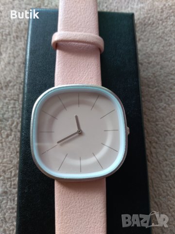 Дамски розов часовник , снимка 3 - Дамски - 42685400