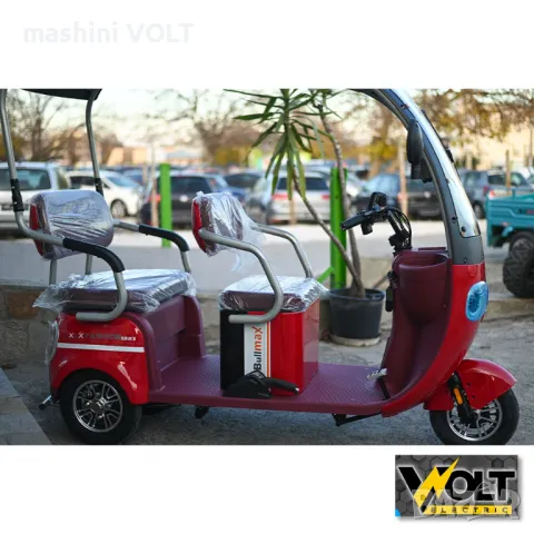 Двуместна електрическа триколка с покрив BULLMAX CRUIZER, снимка 3 - Инвалидни скутери - 48146985