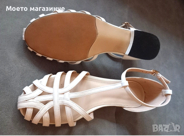 Елегантни сандали от естествена кожа, №38,5 - като нови, снимка 4 - Сандали - 51997575