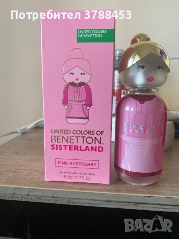 Тоалетна вода United colors of BENETTON Sisterland - Pink Raspberry - 80 ml, снимка 1