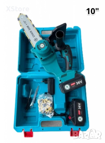 Акумулаторна резачка за дърва с маслен филтър, снимка 8 - Други инструменти - 51860976