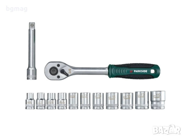 PARKSIDE комплект тресчотка и вложки 1/4'', снимка 2 - Гедорета - 52759352