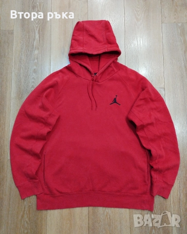 Nike air jordan fleece горнище мъжка оригинален , снимка 2 - Спортни дрехи, екипи - 52695870