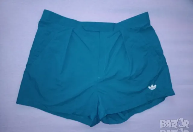 Adidas- L, Дамски шорти в тюркоазен цвят , снимка 1