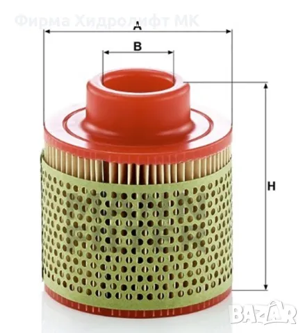 Въздушен филтър MANN FILTER C 1131/1 2236105944 за винтов компресор, снимка 2 - Други машини и части - 49220278