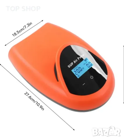 Eлектрическа помпа с вградена батерия за надуваеми дъски,гумени лодки,дюшеци,басейни, снимка 6 - Надуваеми легла - 48934684