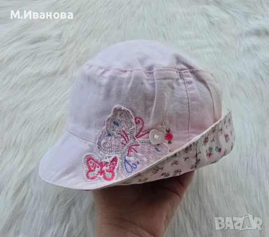 Детска шапка Next 1-2 години памук и лен , снимка 2 - Бебешки шапки - 50761167