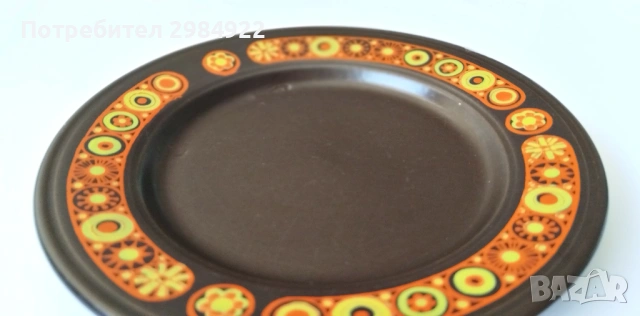 Чиния за сандвич Hermes Kilncraft, снимка 2 - Антикварни и старинни предмети - 53449678