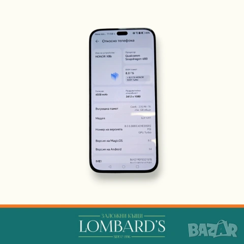 HONOR X8B 256GB, N: 3159870, снимка 2 - Други - 53705219