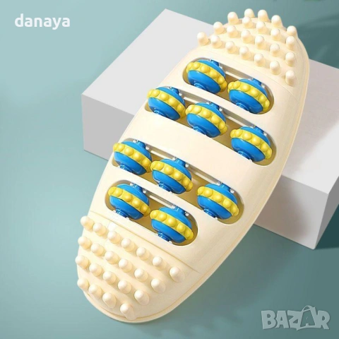 6458 Ролков масажор за крака и стъпала – уред за масаж и релаксация, снимка 3 - Масажори - 53722174