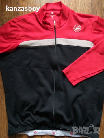 Castelli perfetto jersey long sleeve - страхотно вело джърси, снимка 10 - Спортни дрехи, екипи - 40303347