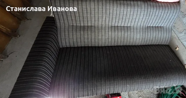 Диван от две части сив, снимка 2 - Дивани и мека мебел - 56040513