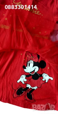 Рокля Мини Маус с тюл Minnie Mouse , снимка 2 - Детски рокли и поли - 42647080