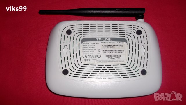 WiFi Рутер TP-Link TL-WR740N v4.28 , снимка 4 - Рутери - 42134780