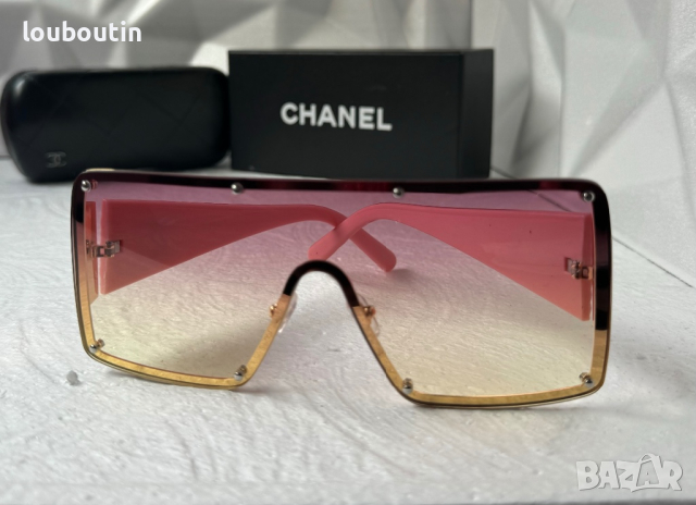 -37 % Разпродажба CH  дамски слънчеви очила маска с лого, снимка 3 - Слънчеви и диоптрични очила - 44683032