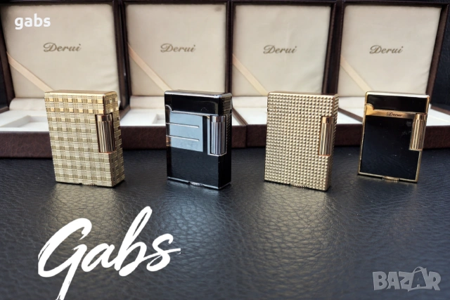 Луксозна газова запалка Derui,No 258-1, снимка 2 - Запалки - 49094206