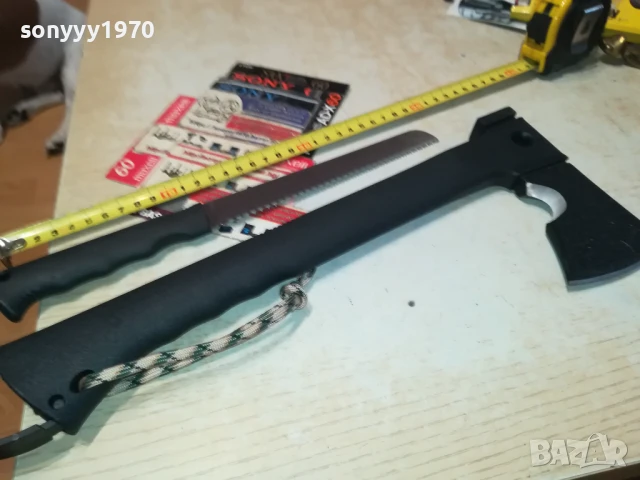 БРАДВА С НОЖ В ДРЪЖКАТА 1607250735, снимка 13 - Ножове - 51035502