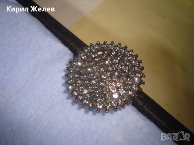 СРЕБРИСТА МЕТАЛНА АРТ АПЛИКАЦИЯ ОБСИПАНА с КРИСТАЛЧЕТА за УКРАСА БИЖУ 71101, снимка 5 - Други - 36224316