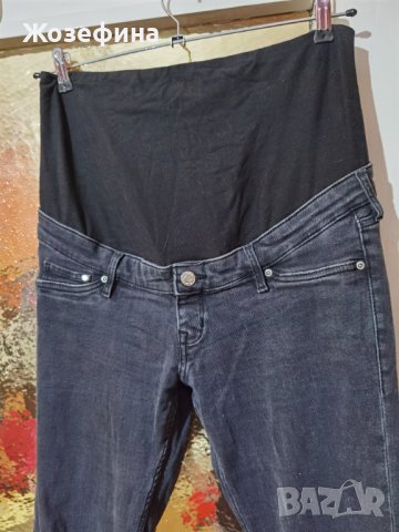 Дънки за бременни черни SDENIM - SKINNY MAMA, снимка 3 - Дънки - 40871665