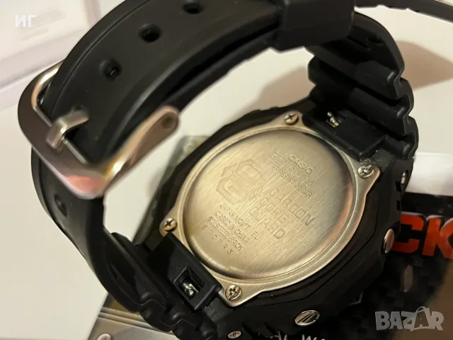 ПРОМО НОВ Casio G-Shock GA-2100-1A3ER унисекс/черен часовник/аларма/20 BAR/хронометър, снимка 4 - Мъжки - 55964972