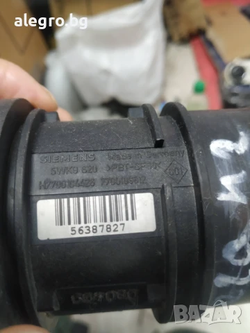 Дебитомер 5WK9620 Siemens 7700104426 за RENAULT MEGANE SCENIC 1.9 dCi 120hp, снимка 5 - Части - 50807590