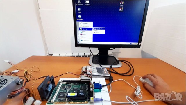 ⭐рядък Едноплатков компютър 386SX40, исталирани Windows 95, DOOM, DOOM2⭐, снимка 6 - Антикварни и старинни предмети - 41673065