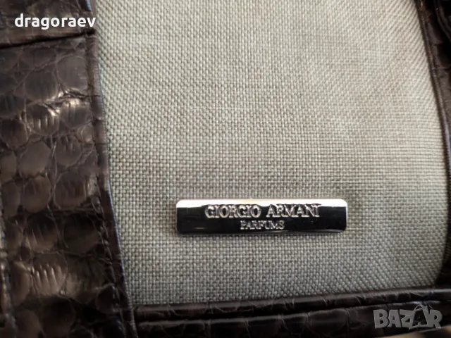 Нова малка текстилна чанта Giorgio Armani Parfum Collection, снимка 2 - Чанти - 50333455