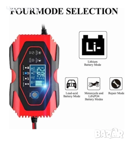 Умно зарядно за акумулатор 12/24V, ZYX-J40, снимка 4 - Аксесоари и консумативи - 52827975