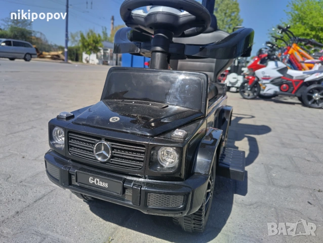 MERCEDES Кола за яздене с дръжка и сенник Mercedes-benz G350d черен, снимка 12 - Други - 53849720