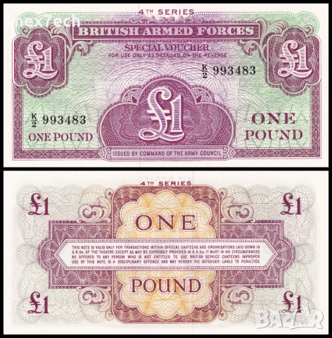 ❤️ ⭐ Великобритания 1962 1 паунд UNC нова ⭐ ❤️