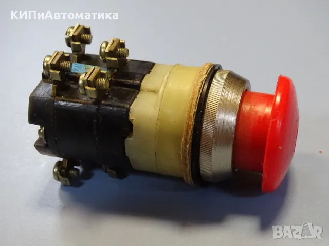 бутон за аварийно спиране ВТ 352 Елпром Петрич (стоп със завъртане), снимка 7 - Резервни части за машини - 48767519