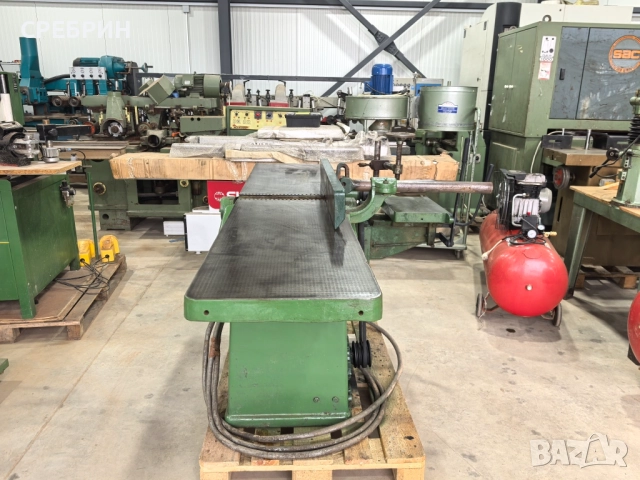 Абрихт с бор апарат на 400 мм 3 ножа пл на 2200 мм 3 кв трифазен, снимка 2 - Други машини и части - 52198195