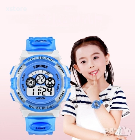 Мултифункционален детски водоустойчив до 30 метра часовник, снимка 11 - Детски - 52740068