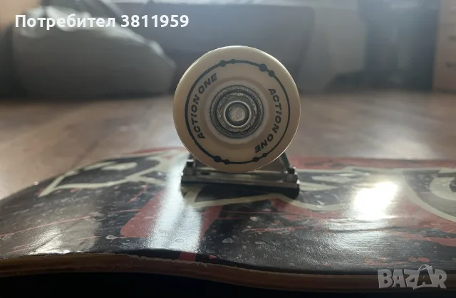 Скейтборди Action One Skate Skull, ABEC-7, алуминий, 79 x 20 cm, снимка 3 - Скейтборд, ховърборд, уейвборд - 55773180