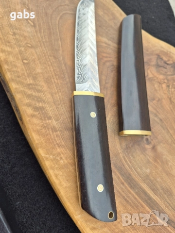 Ловен нож дамаска стомана VG10,японски стил ,LN425, снимка 7 - Ножове - 52325155