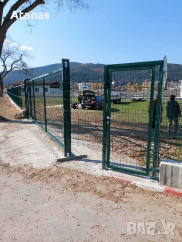 Цвят Антрацит-Оградни пана, колове, врати и портали, Огради Рал 7016, снимка 7 - Огради и мрежи - 36263160