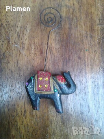 Дървено индийско слонче сувенир 3, снимка 2 - Други ценни предмети - 38851455