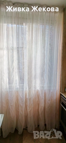нежни, бели завеси, снимка 2 - Пердета и завеси - 53258769