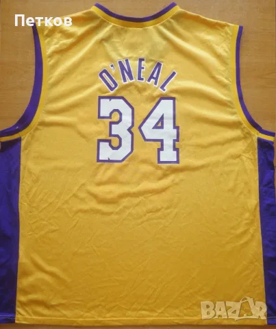NBA баскетболен потник Los Angeles Lakers #34 Shaquille O'Neal XL, снимка 6 - Баскетбол - 56203553