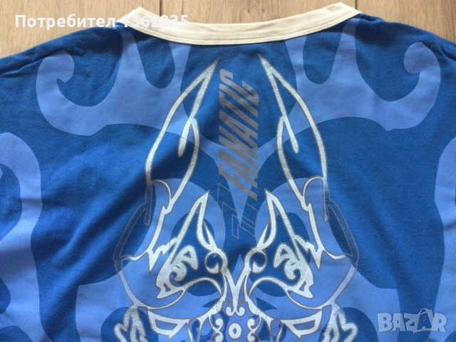 оригинална сърфистка синя фланела блуза на FANATIC размер XL, снимка 5 - Блузи - 51566770