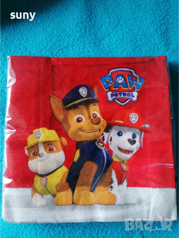 Парти салфетки Пес патрул, снимка 1