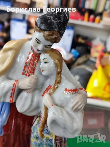 Украинска Порцеланова Статуетка "Майска нощ"  ЗКХ Полонное., снимка 3 - Колекции - 50253530