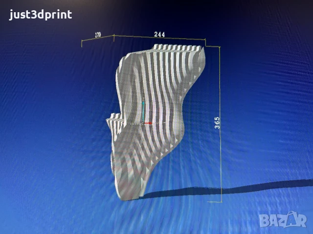 Стилен стенен рафт, снимка 6 - Етажерки - 51298856