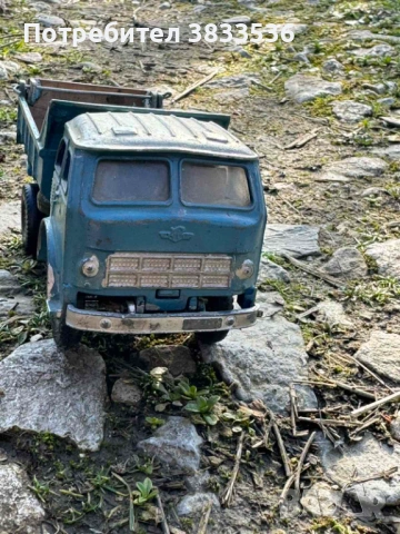 Старо СССР Руско камионче МАЗ самосвал 1:43, снимка 5 - Колекции - 53672829