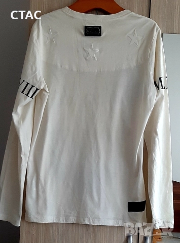 Нова оригинална и ефектна блузаZARA/хубави черно-бели нюанси/, снимка 12 - Блузи - 49469012