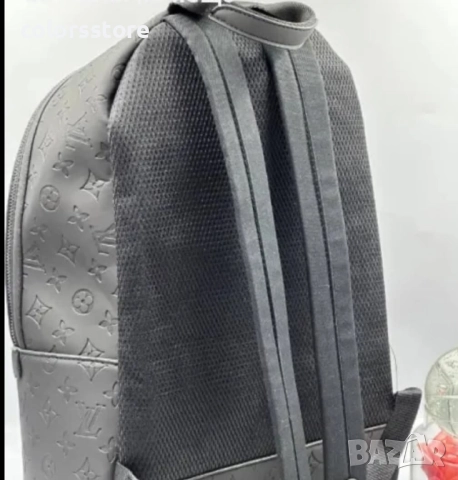 Черна раница Louis Vuitton код SG58, снимка 2 - Раници - 52015760