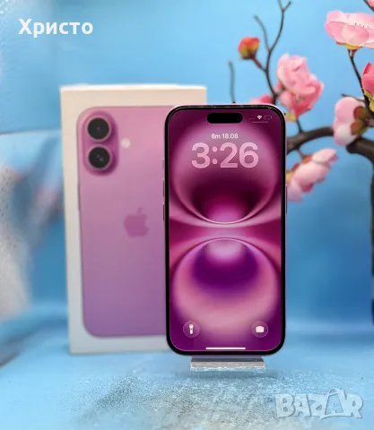 Apple iPhone 16, 256GB, 5G, Pink