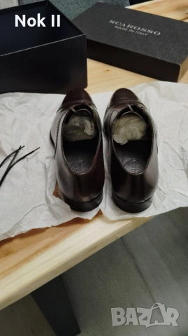 Кожени обувки SCAROSSO 42.5 nomer, снимка 4 - Официални обувки - 53615510