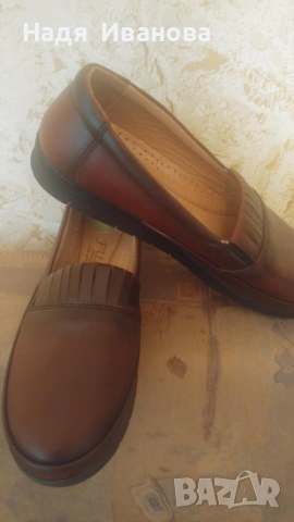 Нови обувки мека естествена кожа, снимка 2 - Дамски ежедневни обувки - 36423175