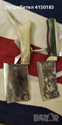 2 стари ковани сатъри , снимка 14 - Ножове - 53303327